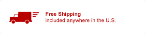 Free Shipping included anywhere in the U.S.